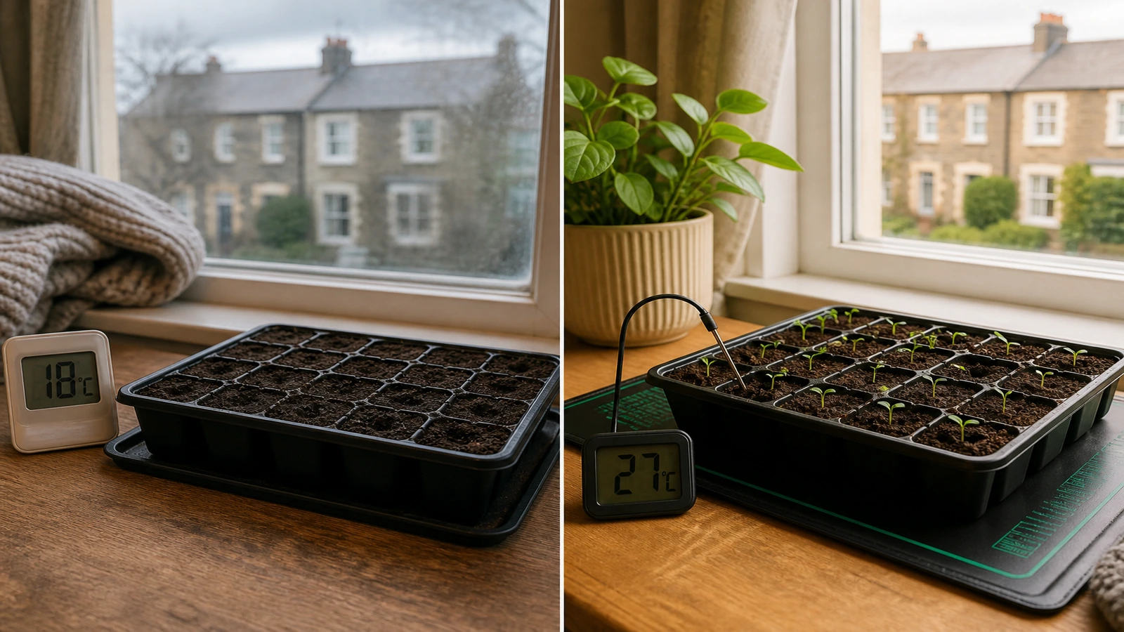 Chilli seed germination temperature UK February: soil targets by variety and when bottom heat pays off
