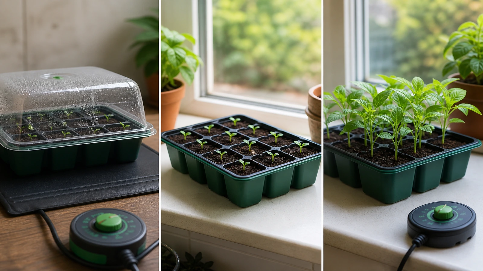 When to turn off seedling heat mat UK: post-germination steps that prevent leggy seedlings